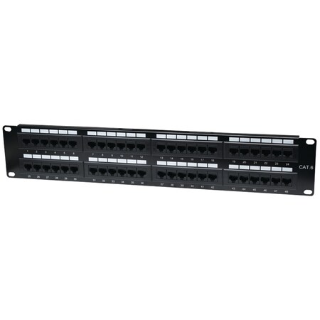 Intellinet Network Solutions CAT-6 UTP 48-Port 2U Patch Panel 560283